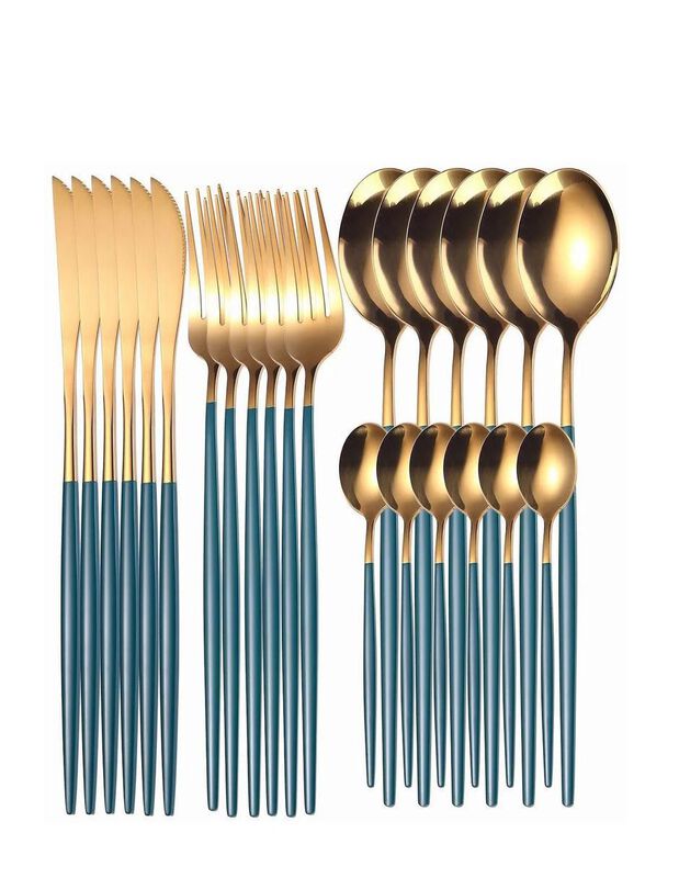 Set cubiertos Casa BIU de acero inoxidable image number null