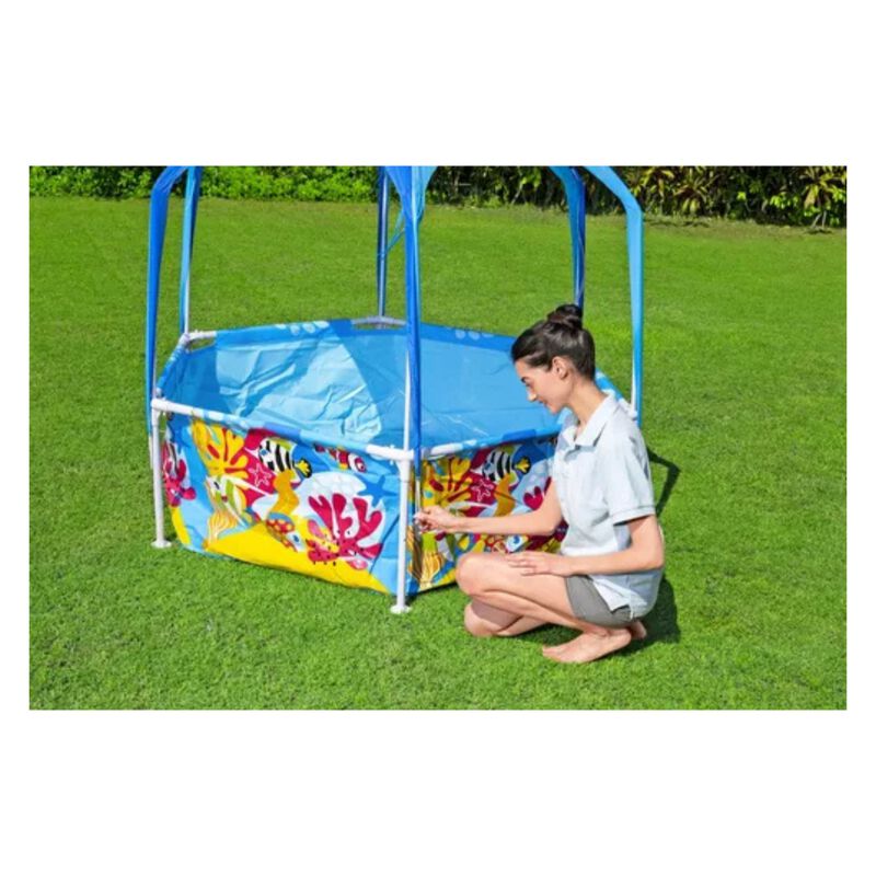 Alberca Bestway Estructural Hexagonal Toldo 930... image number null