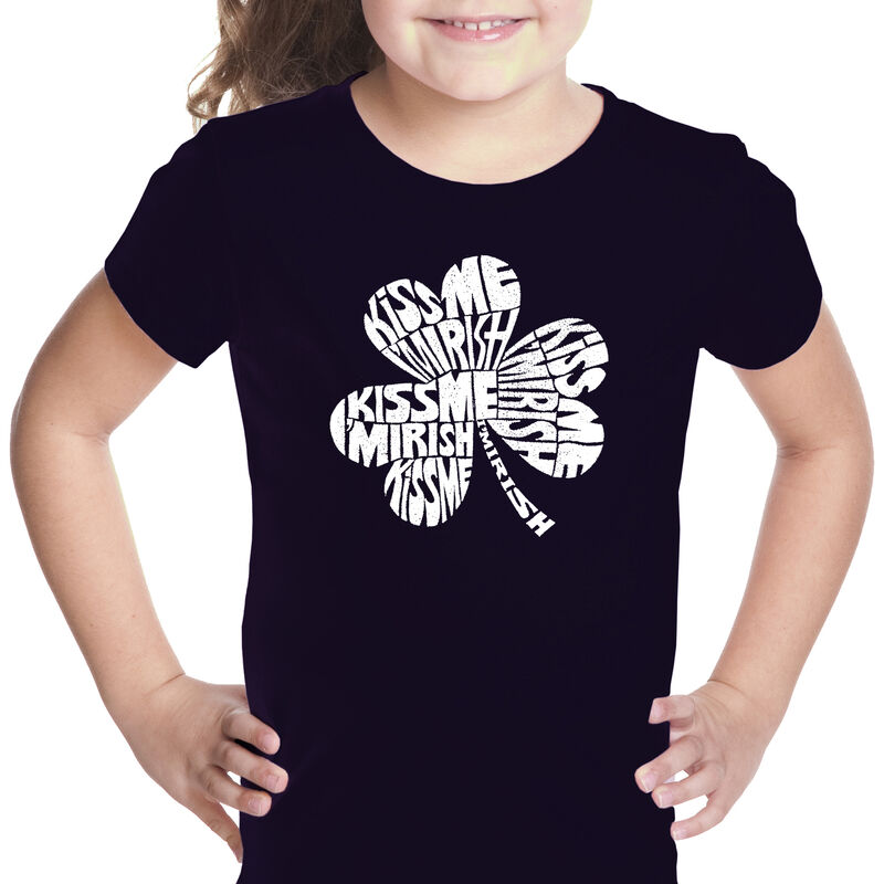 Camiseta Word Art Para Ni&ntilde;a - Kiss Me I'M Irish... image number null