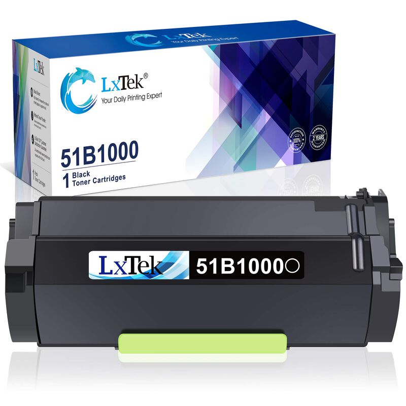 Cartucho De T&oacute;ner Negro Lxtek 51b1000 Para Impr... image number null