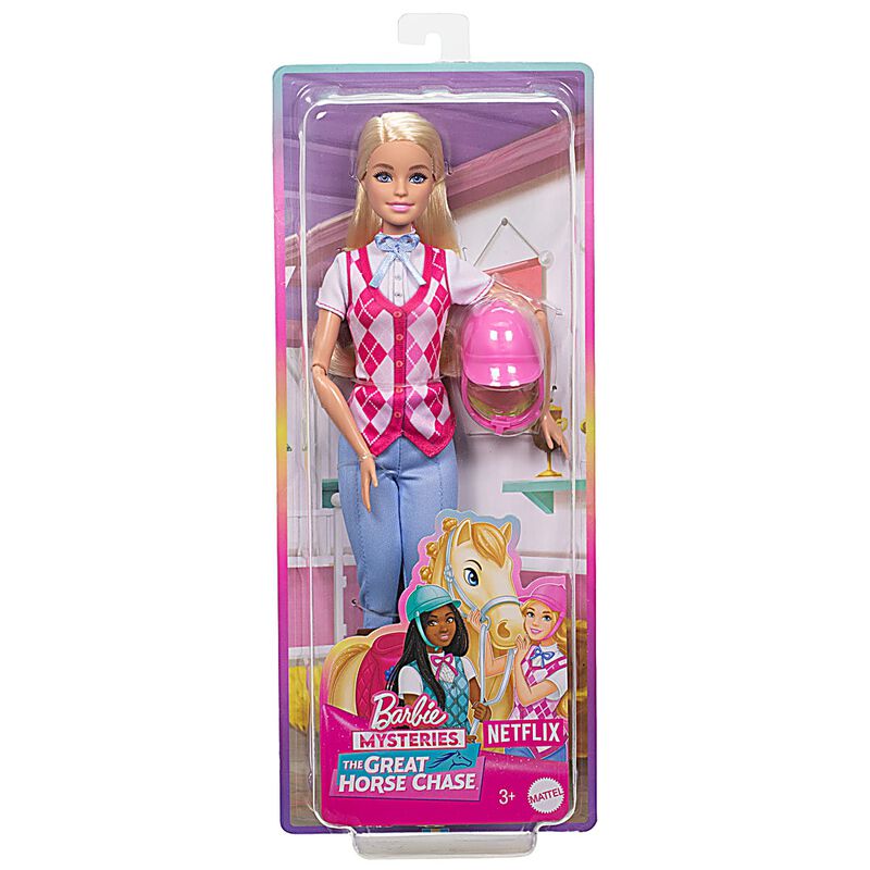Barbie Detective La Gran Carrera De Caballos Hx... image number null