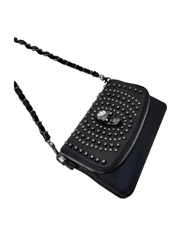 Bolsa Crossbody Pink Brule De Cuero Para Mujer image number null