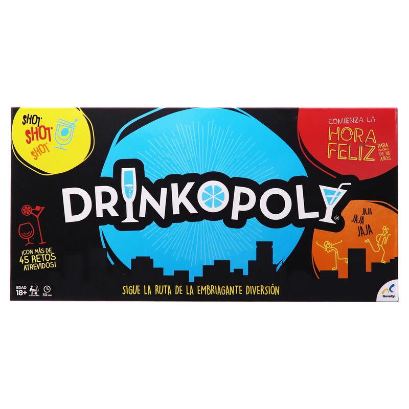 Juego de Mesa para Fiestas Drinkopoly image number null