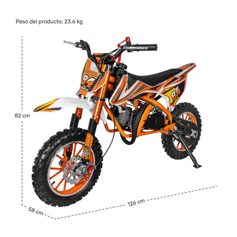 Motocicleta Montable Motocrash Motor A Gasolina... image number null