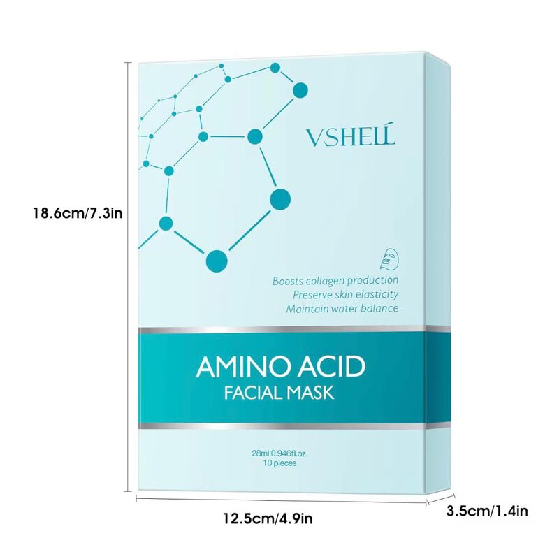 Mascarilla Facial VSHELL 10 Unidades - Hidratan... image number null
