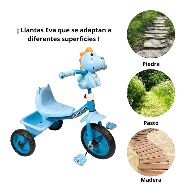 Triciclo Infantil Con Luz Y Sonido Para Ni&ntilde;os 3... image number null