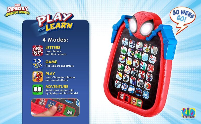 Kids Tablet Ekids Spidey Y Sus Incre&iacute;bles Amigo... image number null