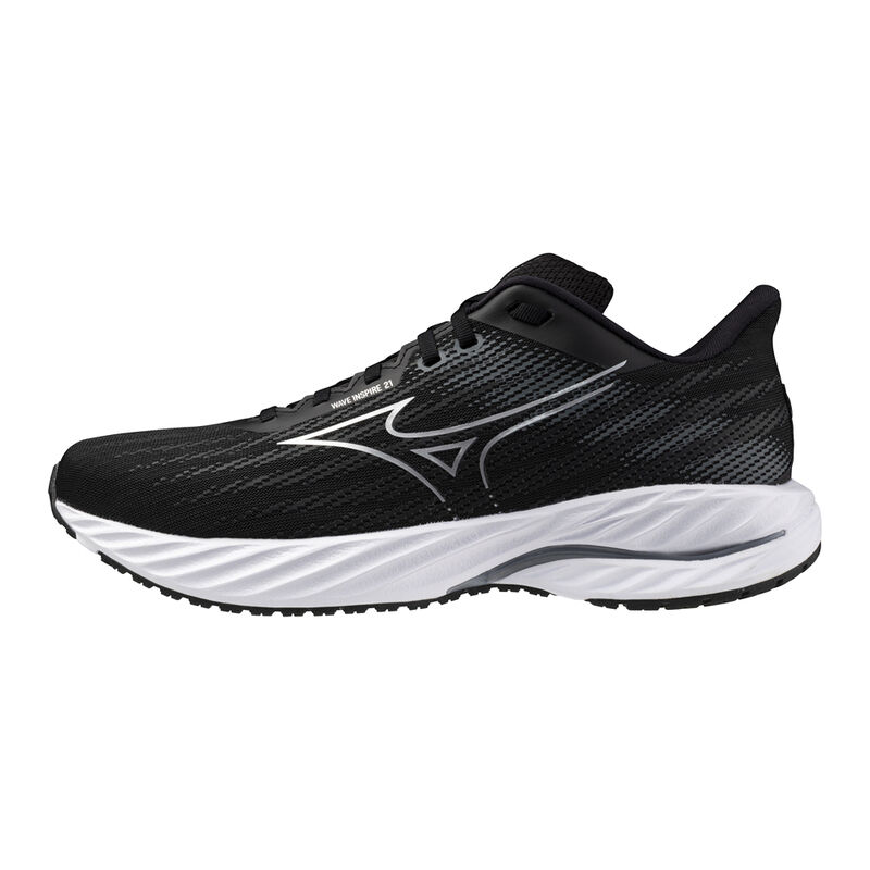 Tenis Mizuno Hombre Wave Inspire 21 Black-Silve... image number null