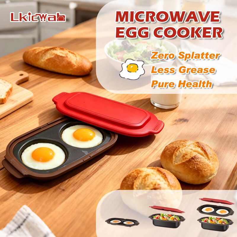 Cocedor de Huevos LKICWAH 2 Huevos Naranja image number null