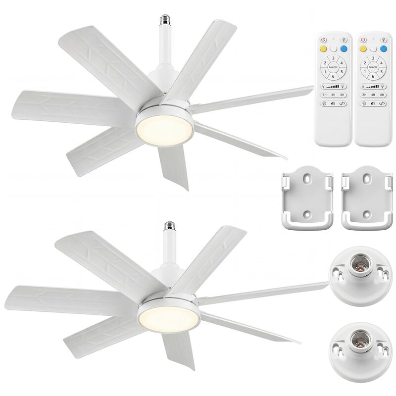Ventilador Con Luz Nwop 71 cm, Control Remoto, ... image number null