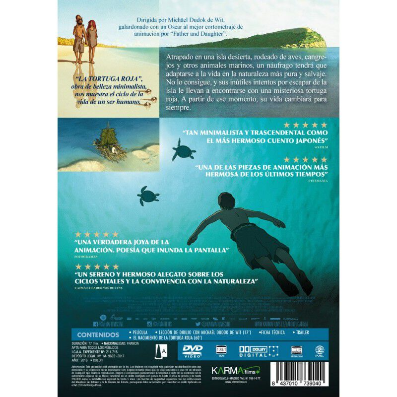 La Tortuga Roja [dvd] image number null