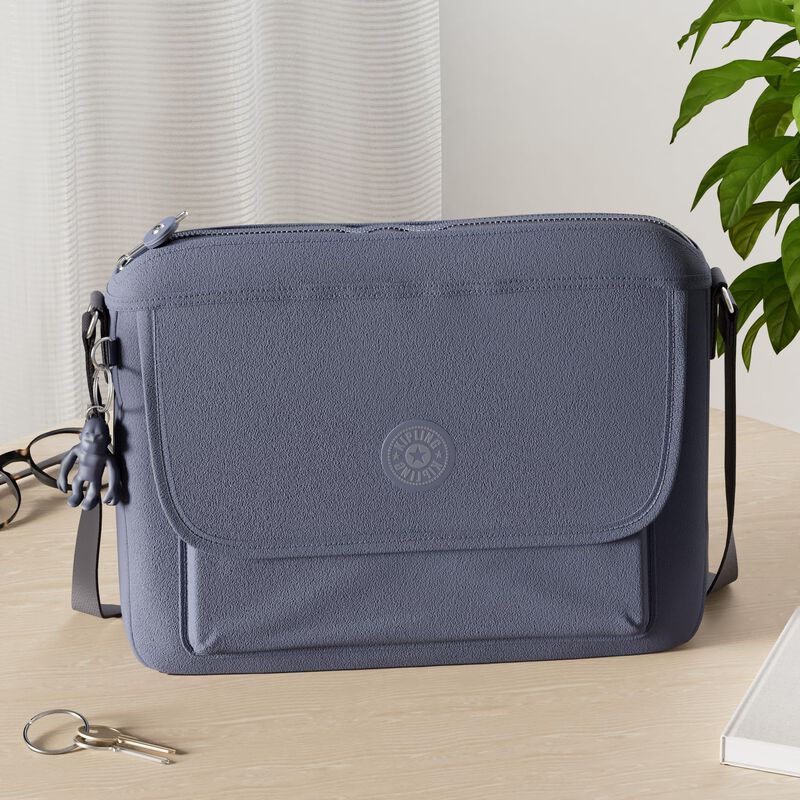Bolso De Mano Kipling Aisling Azul De Nylon 30 ... image number null