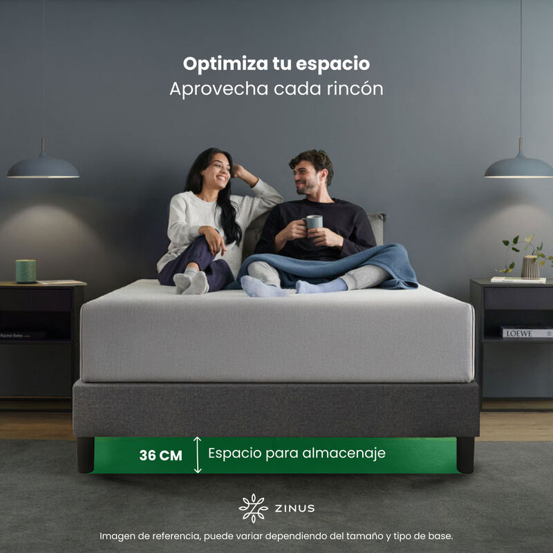 Zinus Curtis | Base Cama Matrimonial Con Estruc... image number null