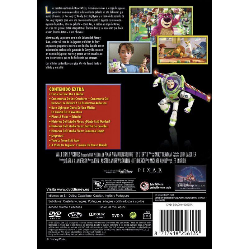 Toy Story 3 [dvd] image number null