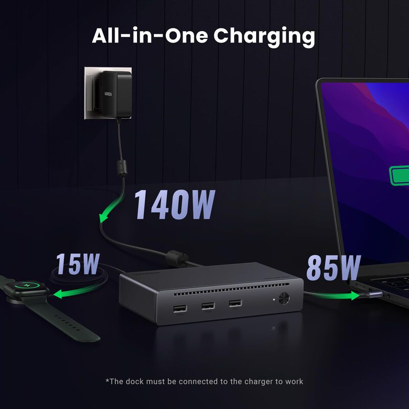 Base Thunderbolt 4 Ugreen Revodok Max 208 8 En ... image number null