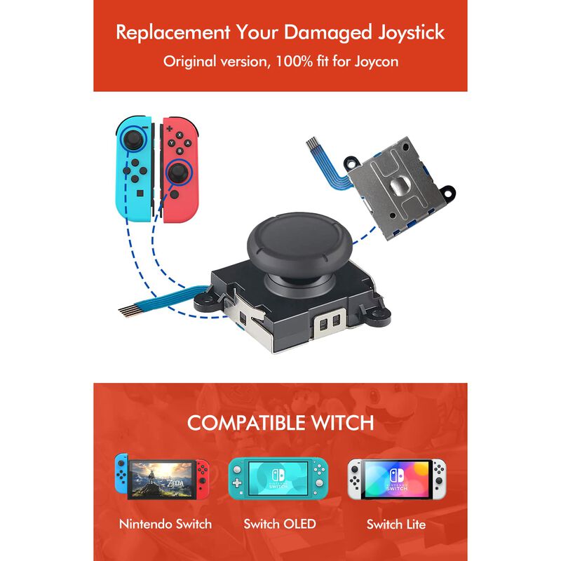 Kit de Joystick OLCLSS 48 en 1 para Switch, Swi... image number null