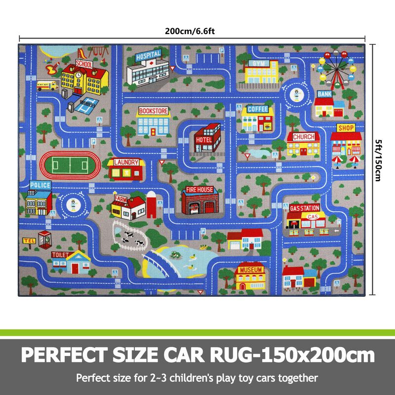 Alfombra Capslpad 150 cm x 200 cm &ndash; Mapa De Ciu... image number null