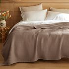 Manta Bedsure King 274 Cm Algod&oacute;n Caf&eacute; Marr&oacute;n