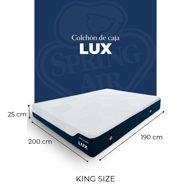 Colch&oacute;n Spring Air King Size Lux Tecnolog&iacute;a Lum... image number null