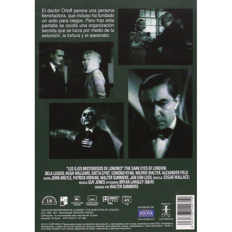 Los Ojos Misteriosos De Londres [dvd] (1945,194... image number null