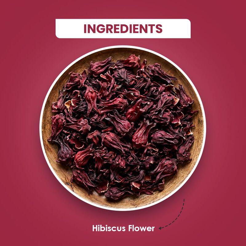 Blue Tea Hibiscus 100 Bolsas Sin Cafe&iacute;na image number null