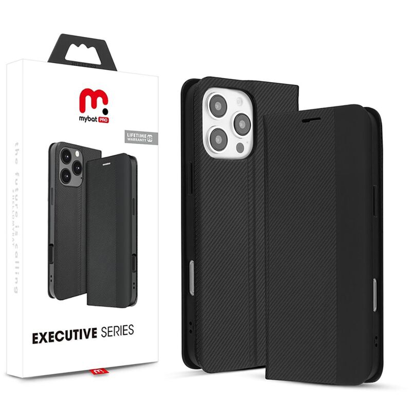 Funda Mybat Cartera Para Iphone 16 Pro Negra Wa... image number null