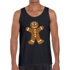 Tank Top Word Art Para Hombre - Mu&ntilde;eco de Jengibre - Negro