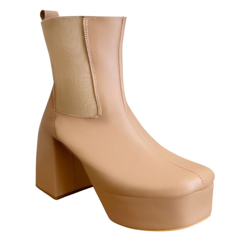 BOTIN DE PLATAFORMA PARA MUJER MALABIS BOT-1021... image number null