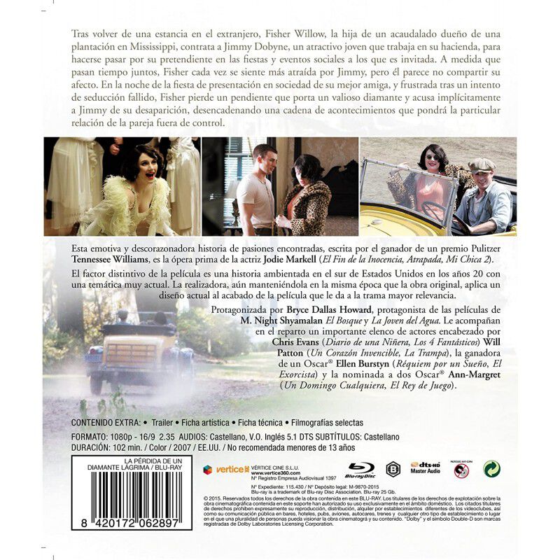 La P&eacute;rdida De Un Diamante L&aacute;grima (blu-ray) image number null