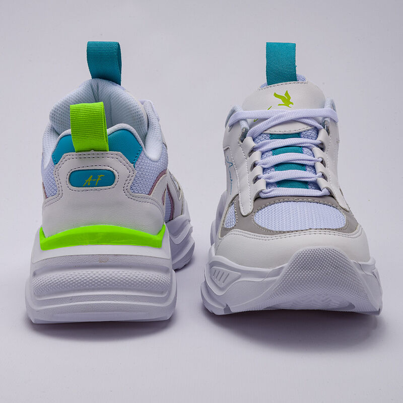 American Fire Tenis urbano para mujer blanco ro... image number null