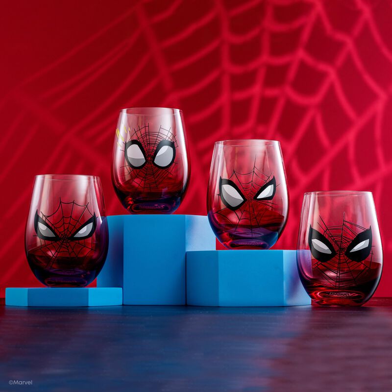 Vasos De Vidrio Joyjolt 532 ml, Juego De 4 Spid... image number null