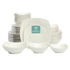 Juego De Vajilla Gibson Home De 40 Piezas En Porcelana Blanca
