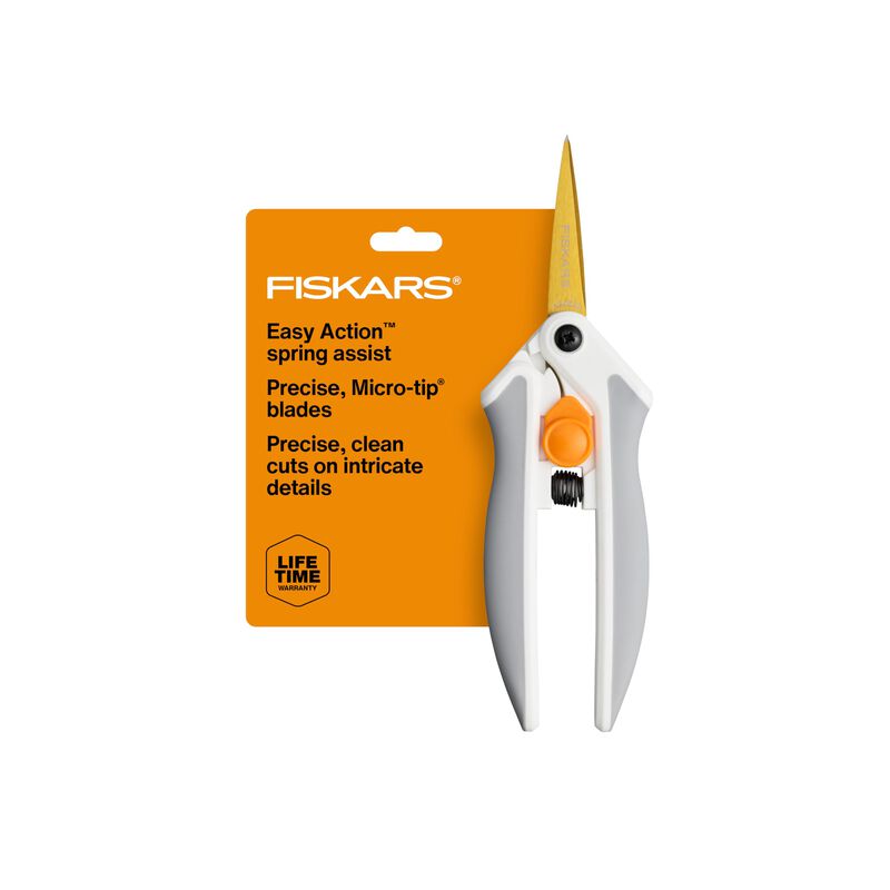 Tijeras Fiskars Easy Action Micro-tip Titanium image number null