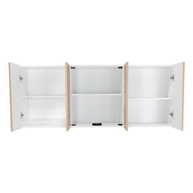 Gabinete Superior Vega Blanco Y Beige Virtual M... image number null