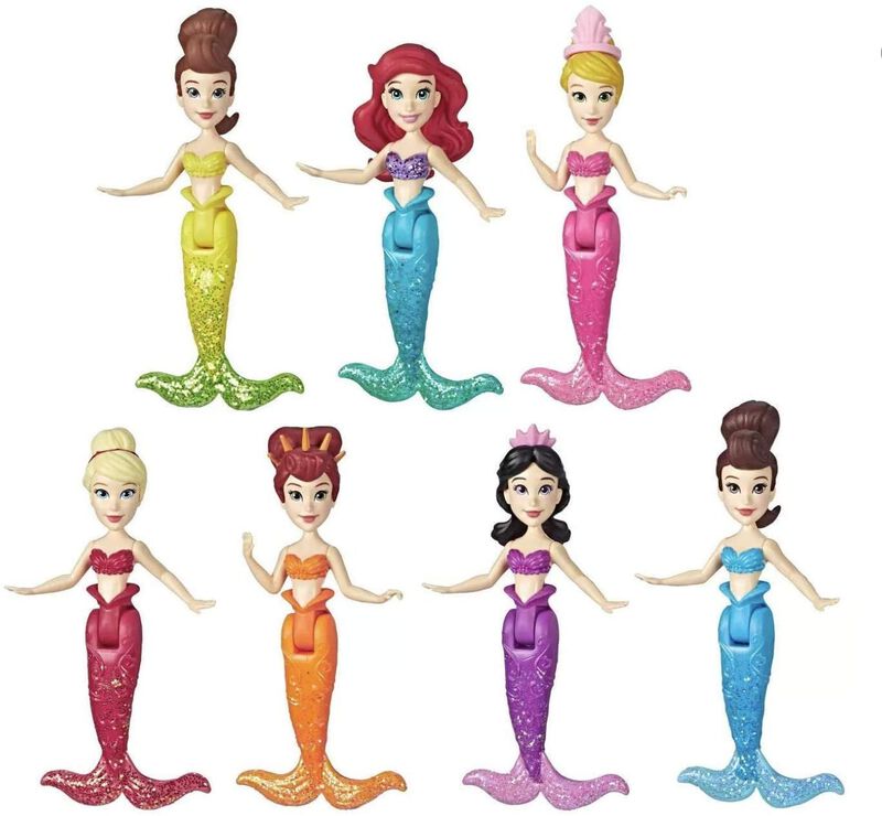 Disney Princess Ariel And Sisters Dolls Mermaid... image number null