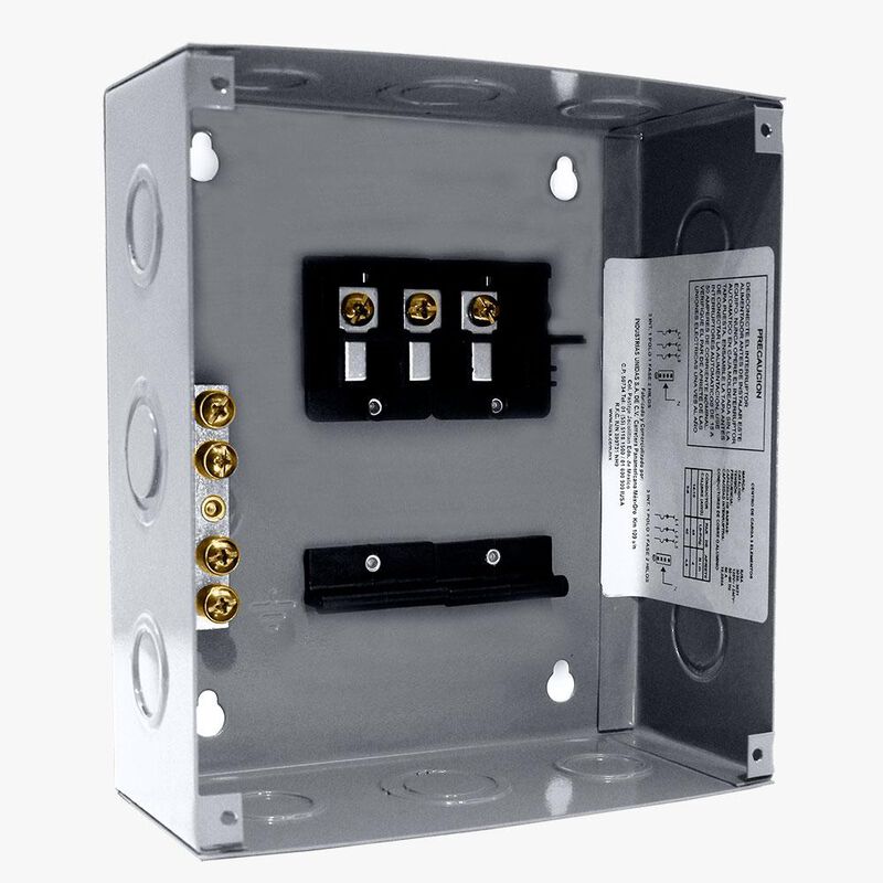 Centro de carga de tres circuitos trifásico emp... image number null