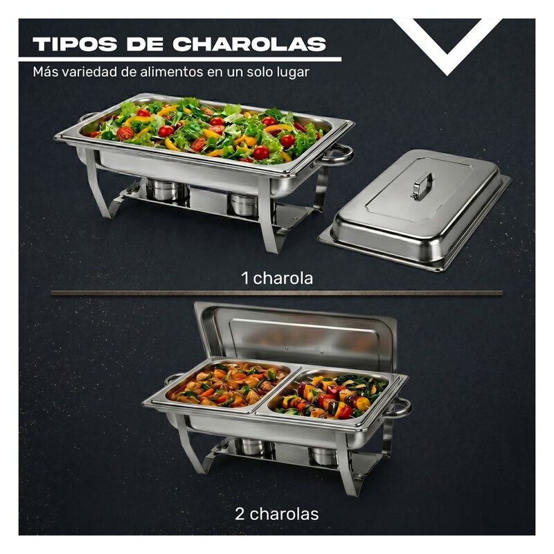 Bufetera Chafer 11l Kit 4 2 En 1 Acero Inoxidab... image number null