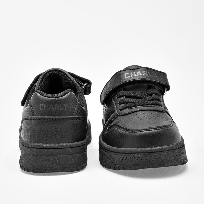 Charly Tenis urbano para niño negro, hasta agot... image number null