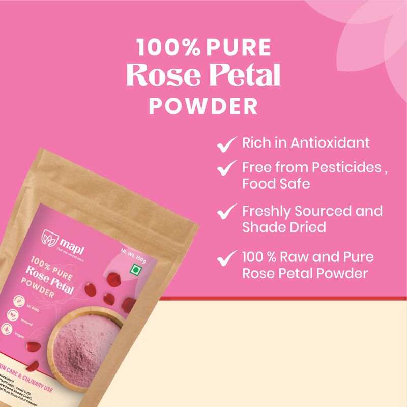 Polvo de P&eacute;talos de Rosa Mapl 100 g image number null