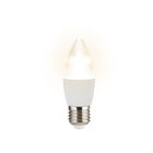 Foco Vela C38 Led 6 W, Luz C&aacute;lida Brillante, Base E27, Atenuable