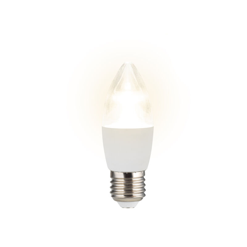 Foco Vela C38 Led 6 W, Luz C&aacute;lida Brillante, Ba... image number null