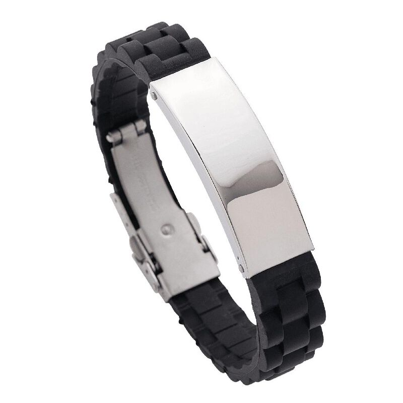 Brazalete Hombre, Pulsera Acero Inoxidable, Reg... image number null