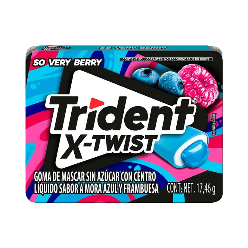 TRIDENT TWIST BLUEBERRY 17.46 GR image number null