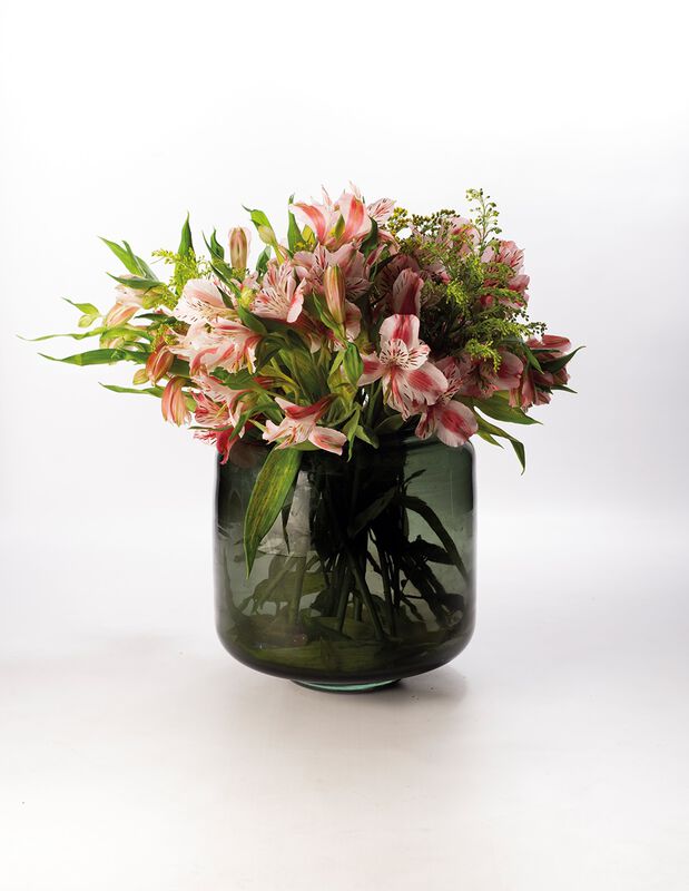 Jarr&oacute;n&nbsp;Decorativo de Vidrio Soplado Humo Marea ... image number null