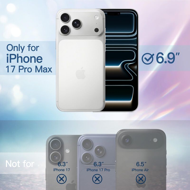 Funda JETech Transparente con Brillo para iPhon... image number null