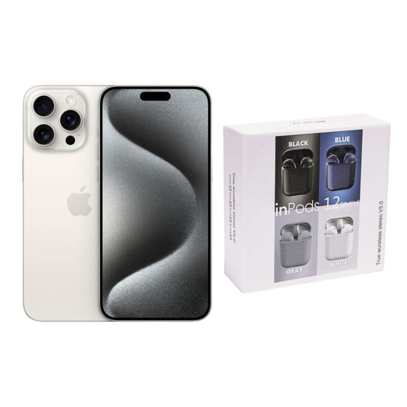 iPhone 15 Pro Max 256GB Blanco E-SIM Reacondici... image number null