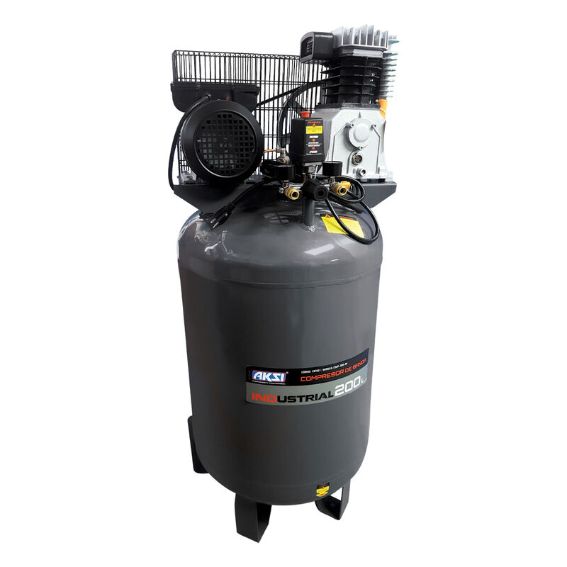 Compresor de Aire Aksi 200 lts 3 HP 2200W - 120... image number null