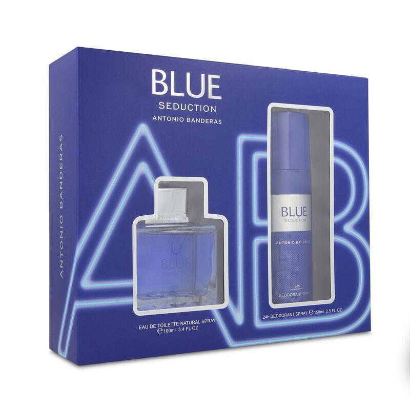 Set Banderas Blue Seduction 2pzs 100ml Edt Spra... image number null