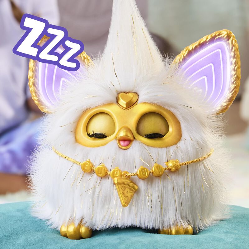 Peluche Interactivo Furby Gold Glam Para Ni&ntilde;os ... image number null