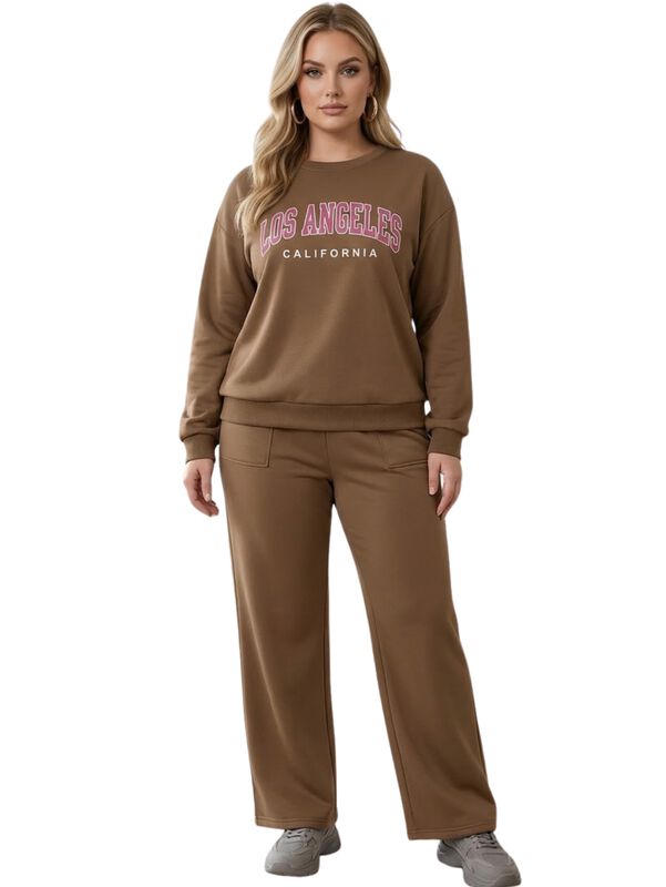 Conjunto Casual 2 Piezas Sudadera y Pants con E... image number null